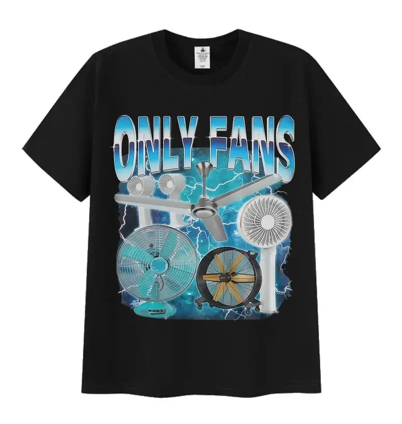 S-5XL Funny Only Fans Meme T-Shirt Men Women Summer Cozy Short Sleeve T-Shirts Retro O-Neck Clothing High Quality TShirt Tops