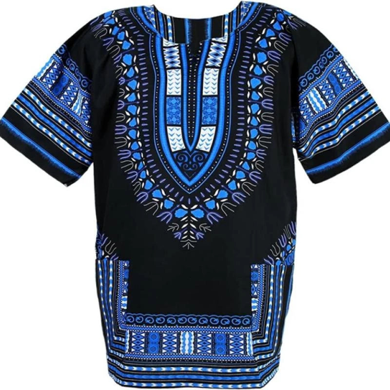 Men's Summer Culture Of Africa 3D Printed Short Sleeved T-shirt Comfortable Oversize Top Men Clothing Vintage Streetwear Tees