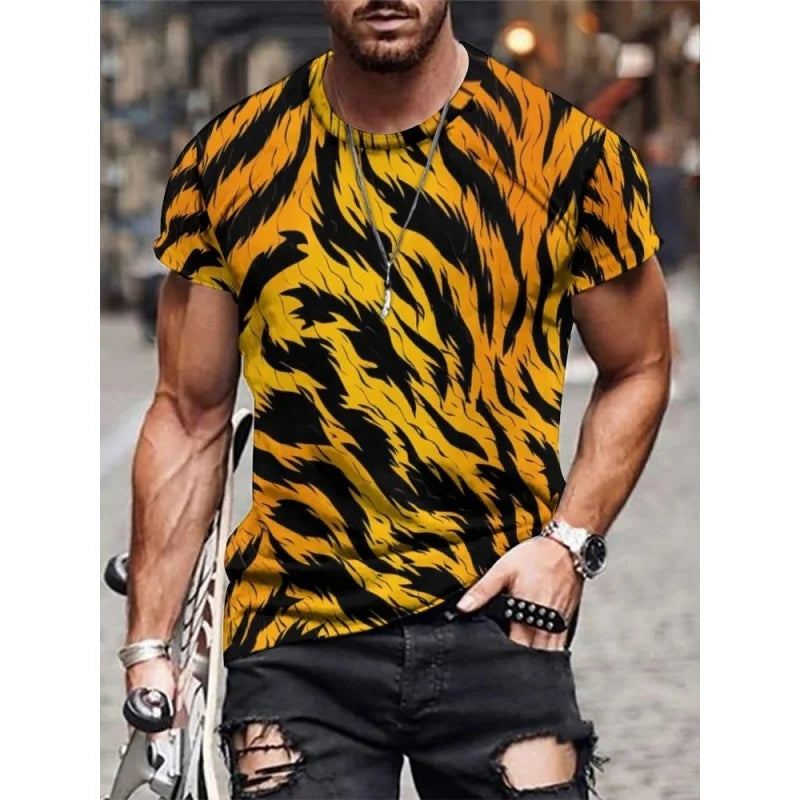 Ducks Disdain Graphic T Shirt For Men Funny Animal 3D Print Tees Summer Streetwear Unisxe T-Shirts Round Neck Tops Short Sleeves