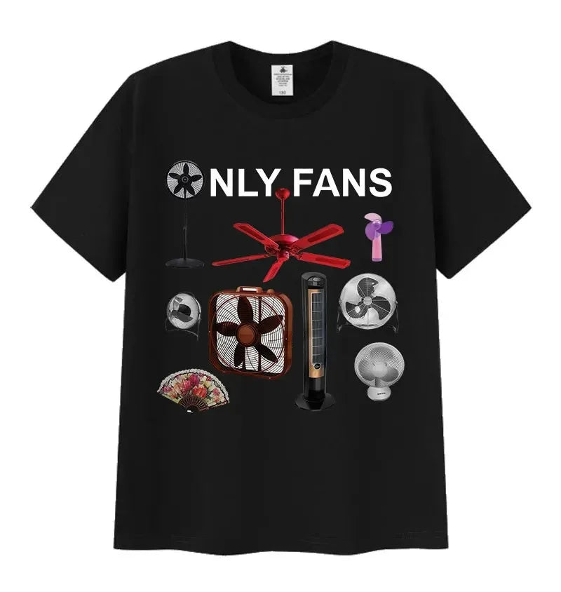 S-5XL Funny Only Fans Meme T-Shirt Men Women Summer Cozy Short Sleeve T-Shirts Retro O-Neck Clothing High Quality TShirt Tops