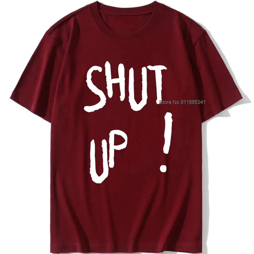 Kpop Kim Tae Hyung T Shirt SHUT UP Letter Printed TShirt Hip Hop Streetwear K-Pop Harajuku Karea Fashion Summer Cotton Top Tee