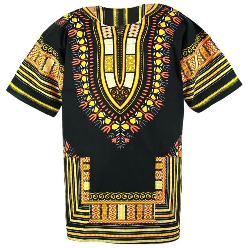 Men's Summer Culture Of Africa 3D Printed Short Sleeved T-shirt Comfortable Oversize Top Men Clothing Vintage Streetwear Tees