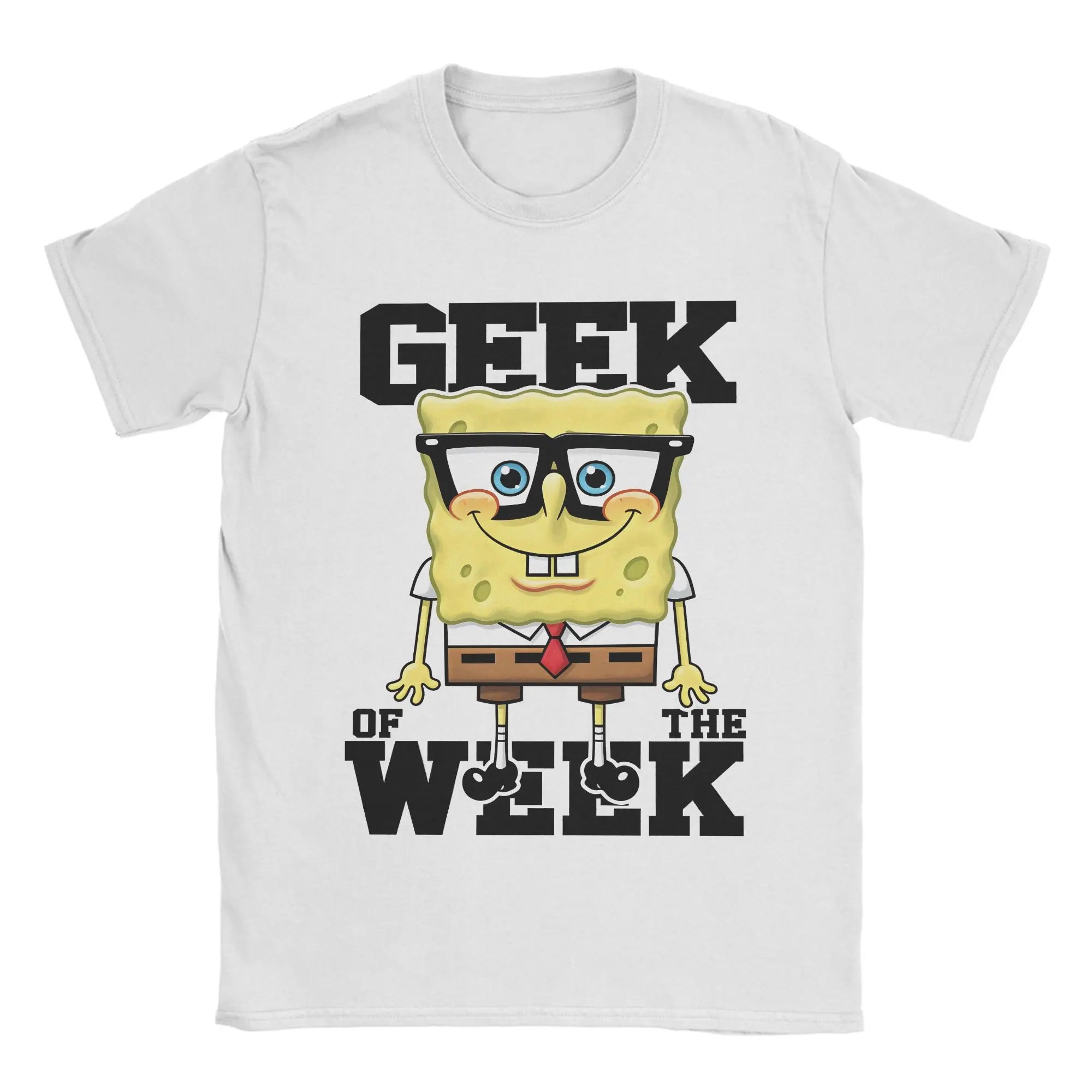 Novelty Spongebobs T-Shirt Men Crew Neck Cotton T Shirts  Short Sleeve Tees Gift Clothing