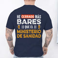 I Close More Bars T Shirt Retro Spanish Humor Geek Beer Lovers Gift Short Sleeve Unisex T-shirt clothes fashion casual tee tops