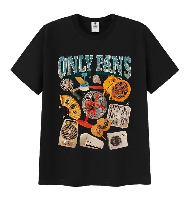 S-5XL Funny Only Fans Meme T-Shirt Men Women Summer Cozy Short Sleeve T-Shirts Retro O-Neck Clothing High Quality TShirt Tops