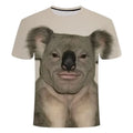 Funny Meme Monkey 3D Printed T Shirt Teens Summer Casual Round Neck Short Sleeve Tee Humor Animals Graphic Streetwear Tops