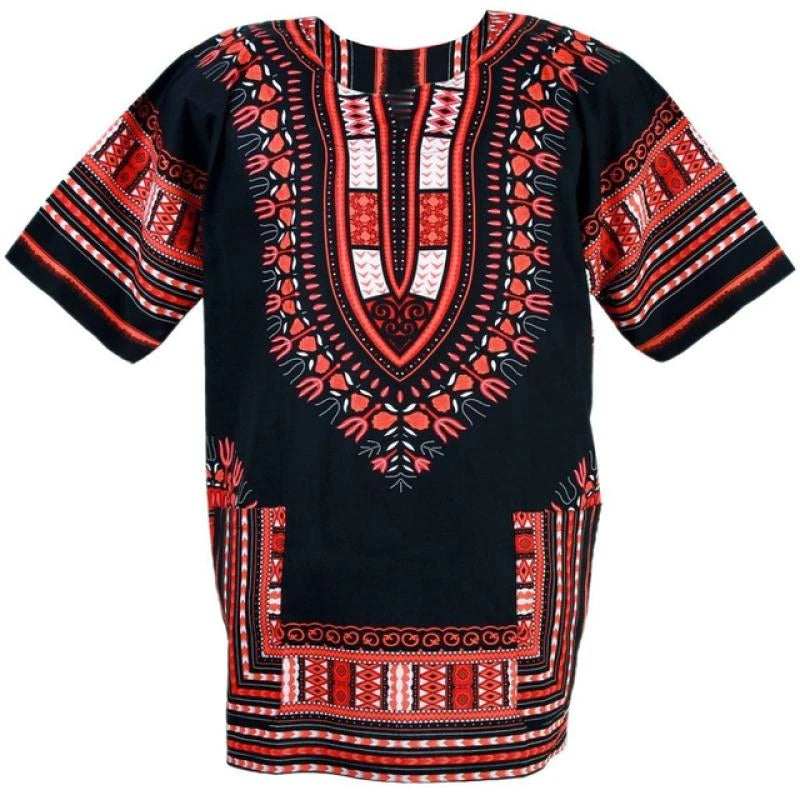 Men's Summer Culture Of Africa 3D Printed Short Sleeved T-shirt Comfortable Oversize Top Men Clothing Vintage Streetwear Tees
