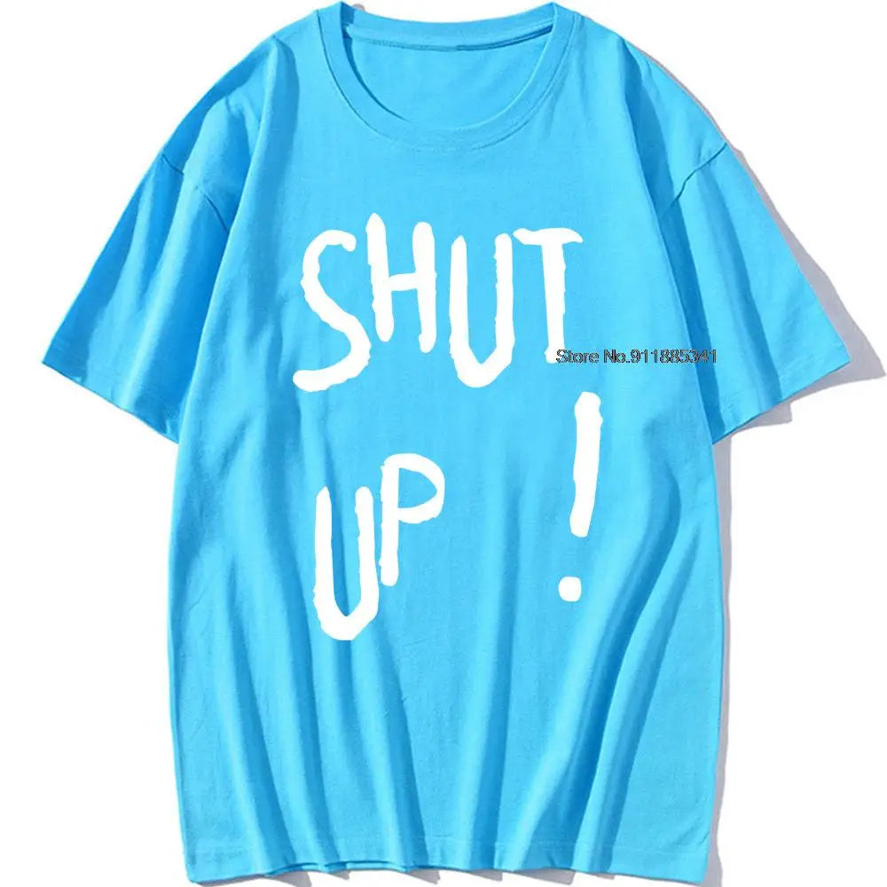 Kpop Kim Tae Hyung T Shirt SHUT UP Letter Printed TShirt Hip Hop Streetwear K-Pop Harajuku Karea Fashion Summer Cotton Top Tee